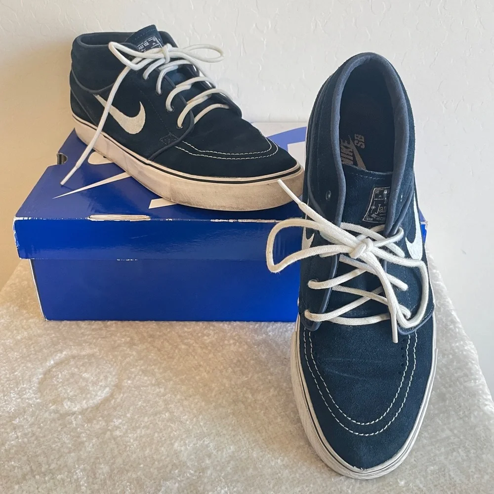 Nike SB Stefan Janoski Sneakers NAVY blue size 9 - Picture 8 of 9